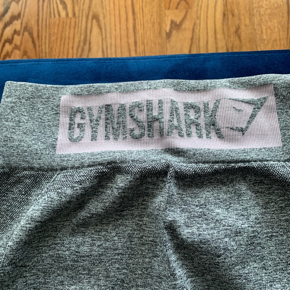 Gymshark Flex High Waisted Leggings - Gray/Pink